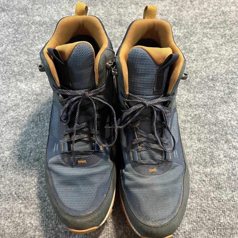 L.L. Bean Access Hiker Mid Men's 13 M Carbon Navy Waterproof Boots 521118 VGC